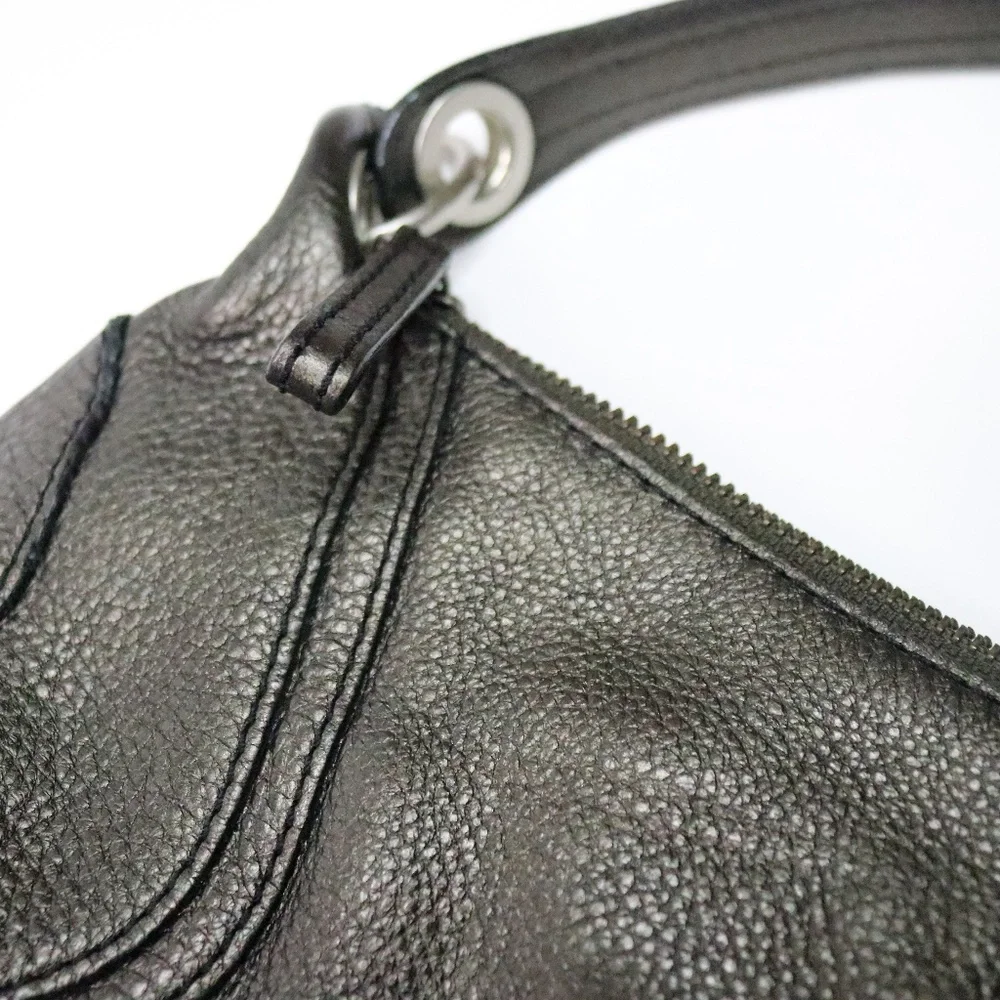 Banana Republic Vintage Pewter Metallic Shoulder Bag | Occasional Handbag